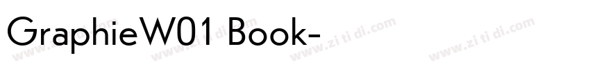 GraphieW01 Book字体转换